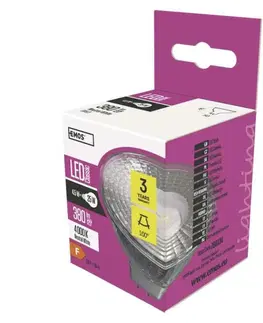 LED žárovky EMOS LED žárovka Classic MR16 4,5W GU5,3 neutrální bílá 1525732400