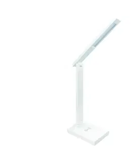Lampy  LED Stmívatelná dotyková lampa s bezdrátovým nabíjením LISA LED/5W/230V + USB 