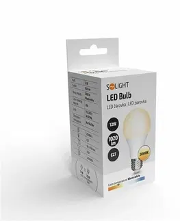 Žárovky Solight LED žárovka klasický tvar 12W E27 3000K 270° 1010lm