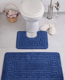 Koupelnové předložky L'essentiel Koupelnová sada koberečků ETHY II modrá