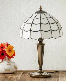 Stolní lampy Clayre&Eef Stolní lampa Wiebke v Tiffany stylu