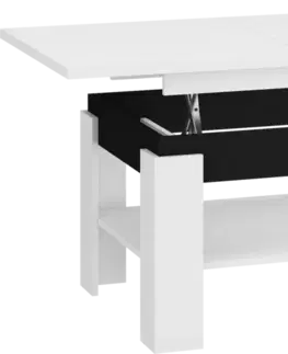 Konferenční stolky ArtCross Konferenční stolek BOSTON Barva: craft bílý