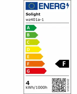 LED žárovky Solight LED žárovka retro, svíčka 4W, E14, 3000K, 360°, 440lm WZ401A-1