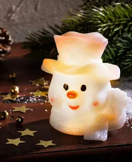 Dekorační figurky LED dekorace "Sněhulák"