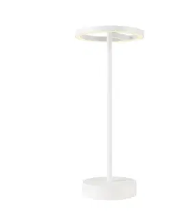 LED stolní lampy BIG WHITE (SLV) VINOLINA ONE stolní svítidlo, aku, IP54, 2700 K, TOUCH, bílá 1007357