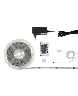 Vnitřní dekorativní svítidla Briloner LED pásek LED Superline Set, 3 m, dálkové ovládání