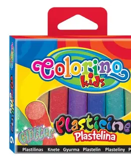 Hračky PATIO - Colorino plastelína BROKÁT 6 barev