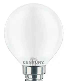 LED žárovky CENTURY LED FILAMENT MINI GLOBE SATEN 4W E14 4000K 470Lm 360d 45x80mm IP20 CEN INSH1G-041440