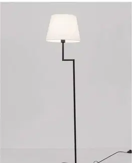 Stojací lampy na čtení NOVA LUCE stojací lampa SAVONA černý hliník E27 1x12W 230V IP20 bez žárovky 9919153