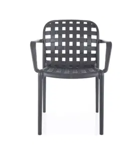 Zahradní nábytek Signal Zahradní židle STRIP II | šedá