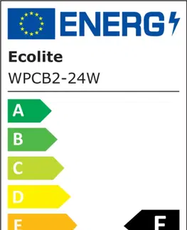 LED stropní svítidla Ecolite SMD kruh 30cm vč. HF,12/18/24W,CCT,2565lm,černá WPCB2-24W/HF/CR