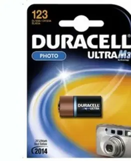 CR123 DURACELL baterie lithiová 3V CR17345 Ultra Photo CR123A 5000394123106_DL123
