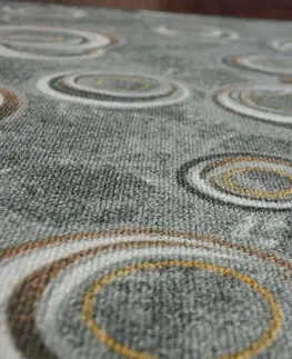 Koberce a koberečky Dywany Lusczow Kusový koberec DROPS Bubbles zelený, velikost 100x150