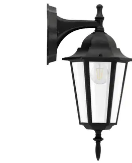 Zahradní lampy  Venkovní nástěnné svítidlo 1xE27/20W/230V IP43 černá 