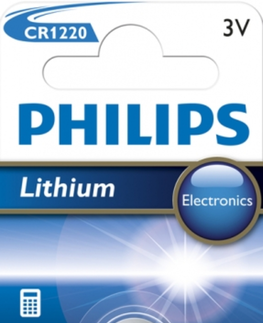Jednorázové baterie Baterie Philips CR1220