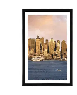 Města Plakát s paspartou jedinečný New York