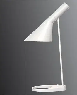 Stolní lampy Louis Poulsen Louis Poulsen AJ - designová stolní lampa, bílá