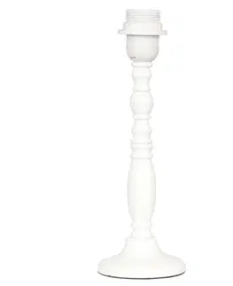 Lampy Bílá dřevěná noha k lampě Nia - Ø10*30 cm E27/max 1*60W Clayre & Eef 6LMP253