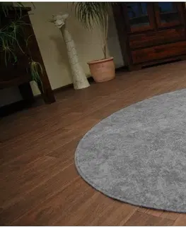 Koberce a koberečky Dywany Lusczow Kulatý koberec SERENADE Graib šedý, velikost kruh 150