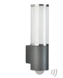 Venkovní nástěnná svítidla s čidlem pohybu Albert Leuchten Venkovní nástěnné světlo Elettra s hlásičem pohybu