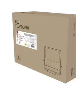LED reflektory EMOS LED reflektor ASIMO 200 W, černý, neutrální bílá ZS1200B
