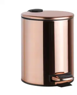 Odpadkové koše HOPA Odpadkový koš „Soft Close“, 5l, 205×265×205 mm Barva Růžové zlato lesklá KDBE158315010