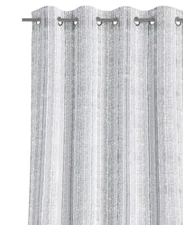 Záclony Závěs AmeliaHome Trossa šedý, velikost 140x270