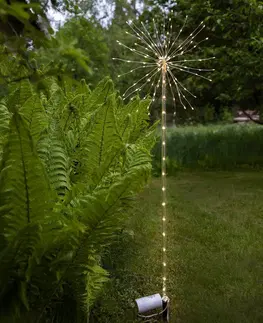 Venkovní dekorativní svítidla STAR TRADING Firework Outdoor LED světlo teplé bílé baterie