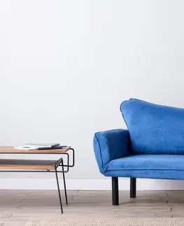 Pohovky a gauče Pohovka s lůžkem CHATTO dvoumístná modrá