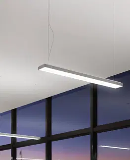 Závěsná světla Siteco Siteco Taris závěsné svítidlo LED ECG DALI stmívatelné 151cm