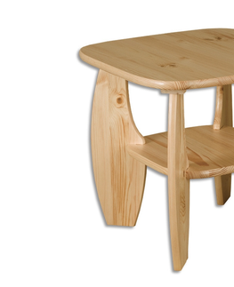 Konferenční stolky Konferenční stolek ISMOIL, masiv borovice, moření: …