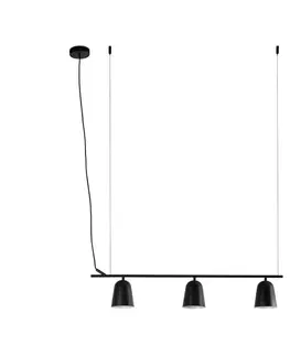 Moderní závěsná svítidla FARO STUDIO Lineal lineární závěsné svítidlo, černá