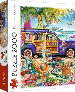 Hračky puzzle TREFL - Puzzle 2000 Tropická dovolená
