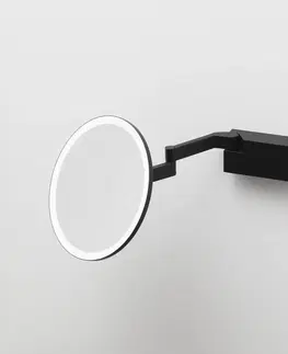 Zrcadla s osvětlením Decor Walther Decor Walther Vision R kosmetické zrcátko černá
