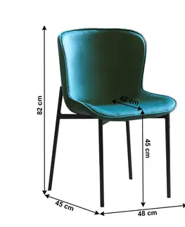 Židle Jídelní židle ADENA Tempo Kondela Šedohnědá taupe