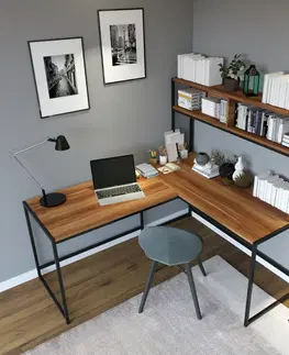 Kancelářské a psací stoly Psací stůl TASARIM ořech