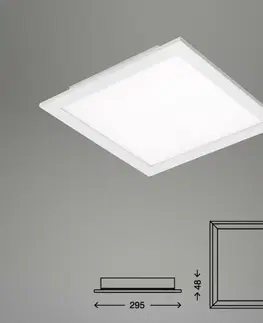 LED stropní svítidla BRILONER CCT svítidlo LED panel, 29,5 cm, 1800 lm, 18 W, bílé BRILO 7194-016