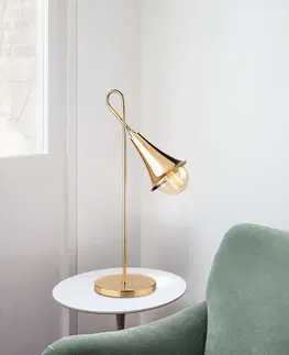 Lampy a lampičky Stolní lampa SARMAL zlatá