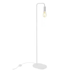 Industriální stojací lampy SLV BIG WHITE FITU WL vnitřní stojací svítidlo, E27, bílá, max. 24W 1002145