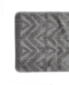 Koupelnové předložky Kontrast Koupelnový kobereček WAVE 50x80 cm šedý