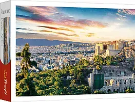 Hračky puzzle TREFL - Panoramatické puzzle 500 - Akropole, Atény