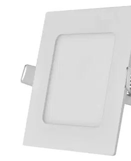 Bodovky do podhledu na 230V EMOS LED podhledové svítidlo NEXXO bílé, 12 x 12 cm, 7 W, neutrální bílá ZD2125