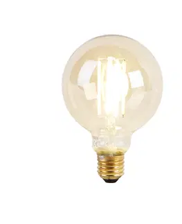 Nastenna svitidla Nástěnná lampa Smart Art Deco měděná včetně světelného zdroje WiFi G95 - Facil