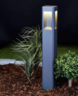 Osvětlení příjezdové cesty Lucande Zahradní LED svítidlo Annika z hliníku, 80 cm
