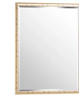 Luxusní a designová zrcadla Estila Art-deco designové nástěnné zrcadlo Trasulfa se zlatým rámem 120cm