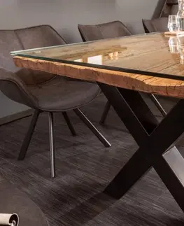 Jídelní stoly Jídelní stůl IDAIA X Dekorhome 180x100x75 cm