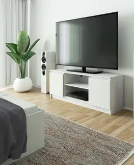 TV stolky Ak furniture TV stolek Tonon 140 cm bílý