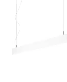 LED lustry a závěsná svítidla LED Závěsné svítidlo Ideal Lux LINUS SP WH 4000K 268231 34W 3850lm 4000K IP20 120cm bílé stmívatelné