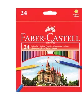Hračky FABER CASTELL - Pastelky set 24 barev
