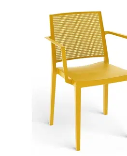 Zahradní křesla a židle ArtRoja Zahradní křeslo GRID ARMCHAIR Barva: Antracit